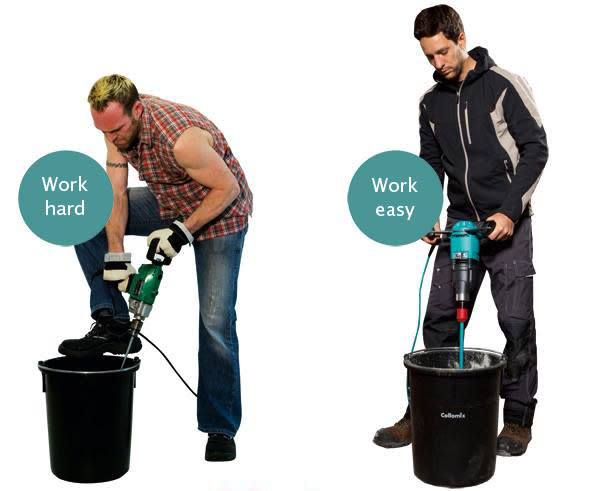 Are you still mixing with an ordinary power drill? Blogbericht Englisch