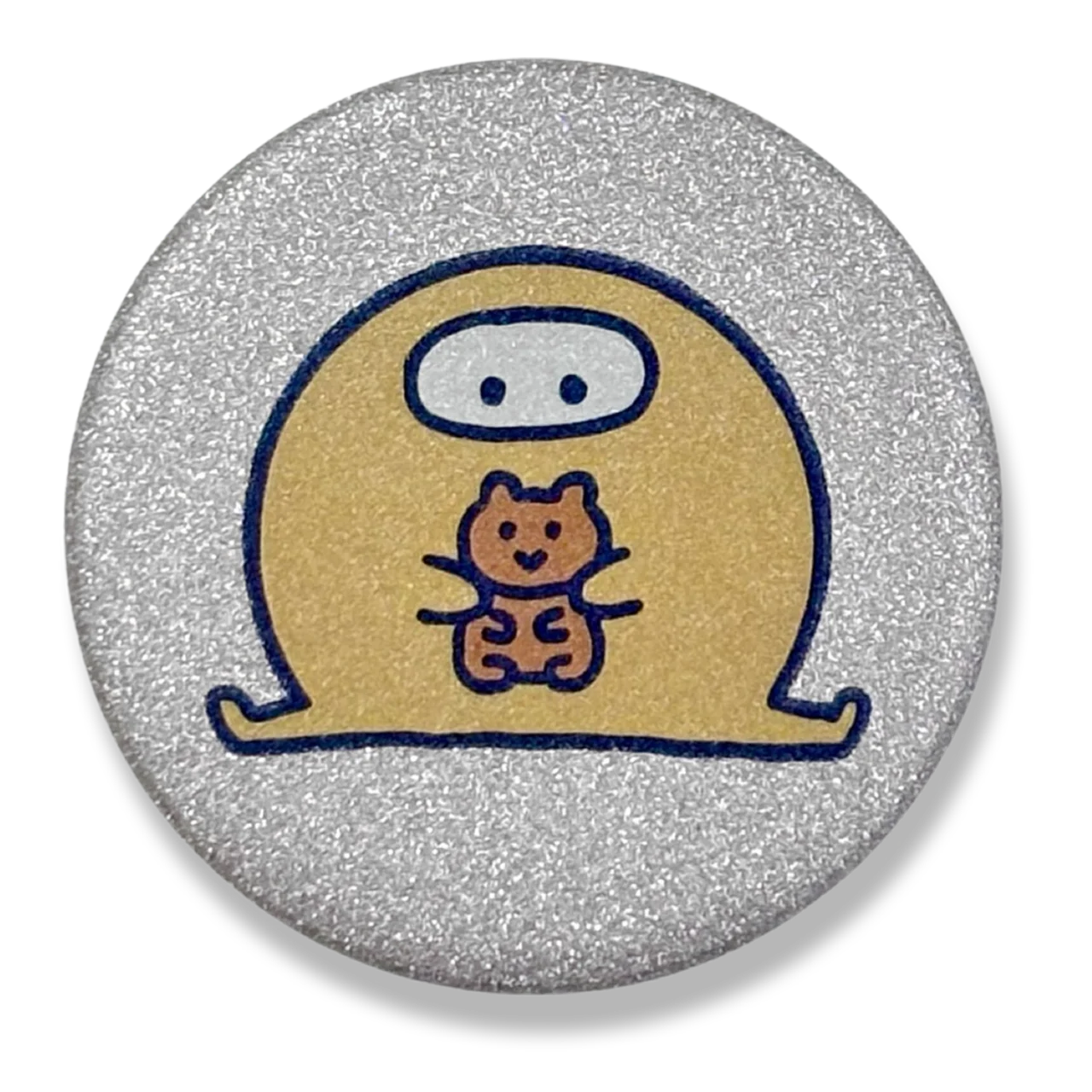 Buttons 銀蔥胸章