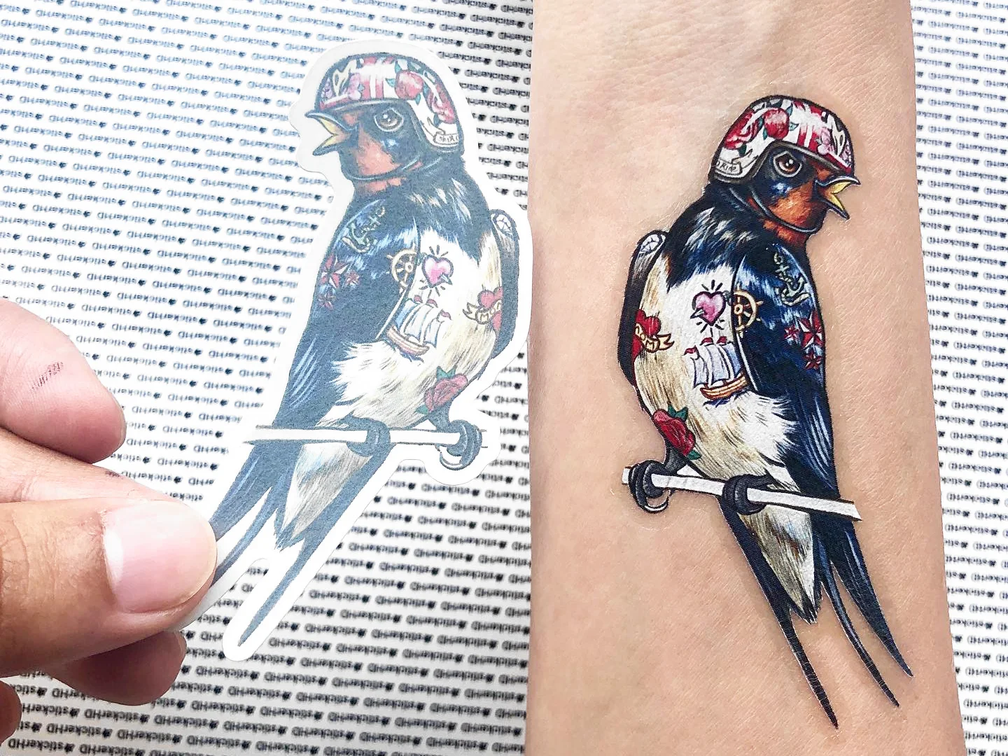 Die-Cut Tattoo Stickers