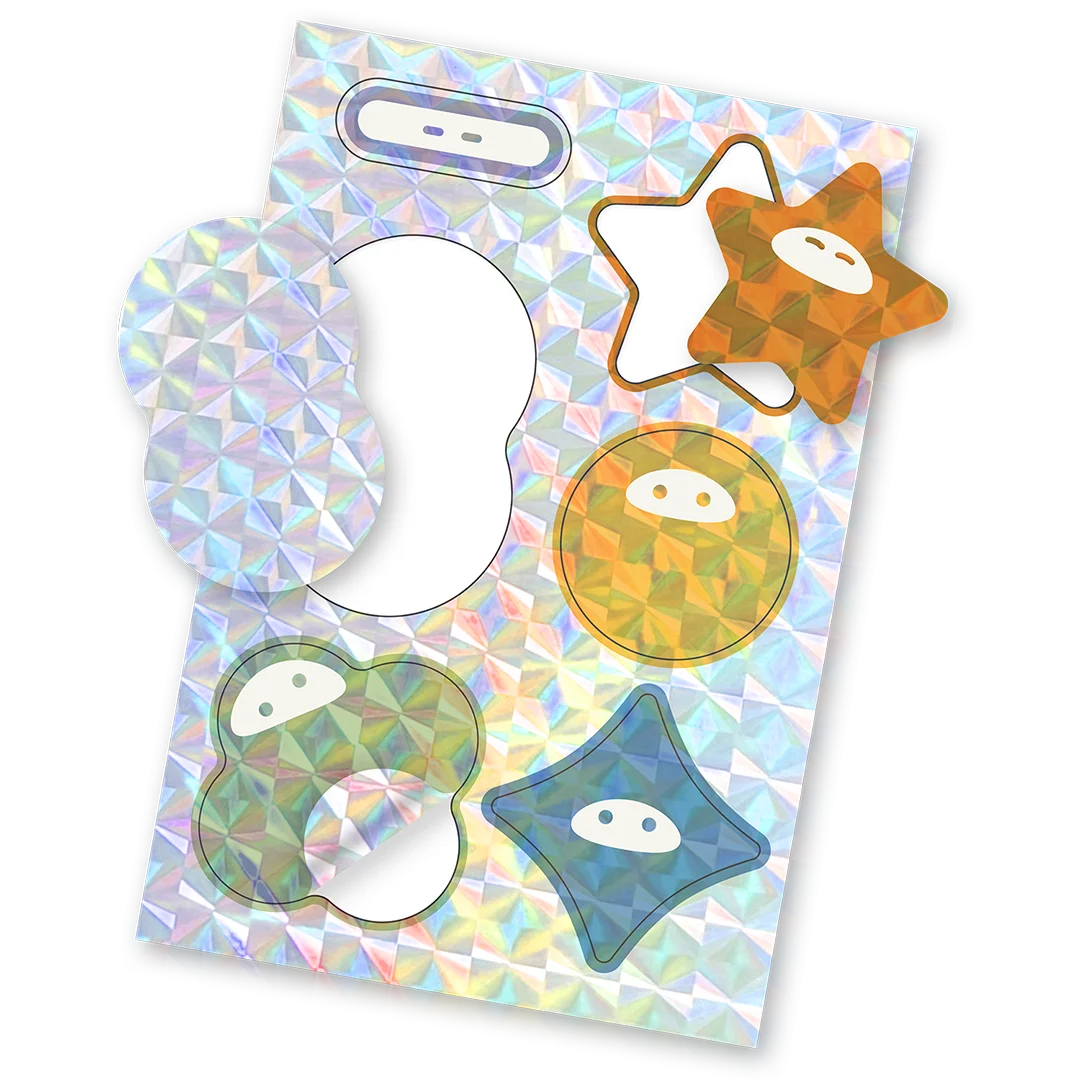 sticker sheets 菱格雷射