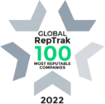 Global RepTrak 100 Most Reputable Companies 2022 Logo