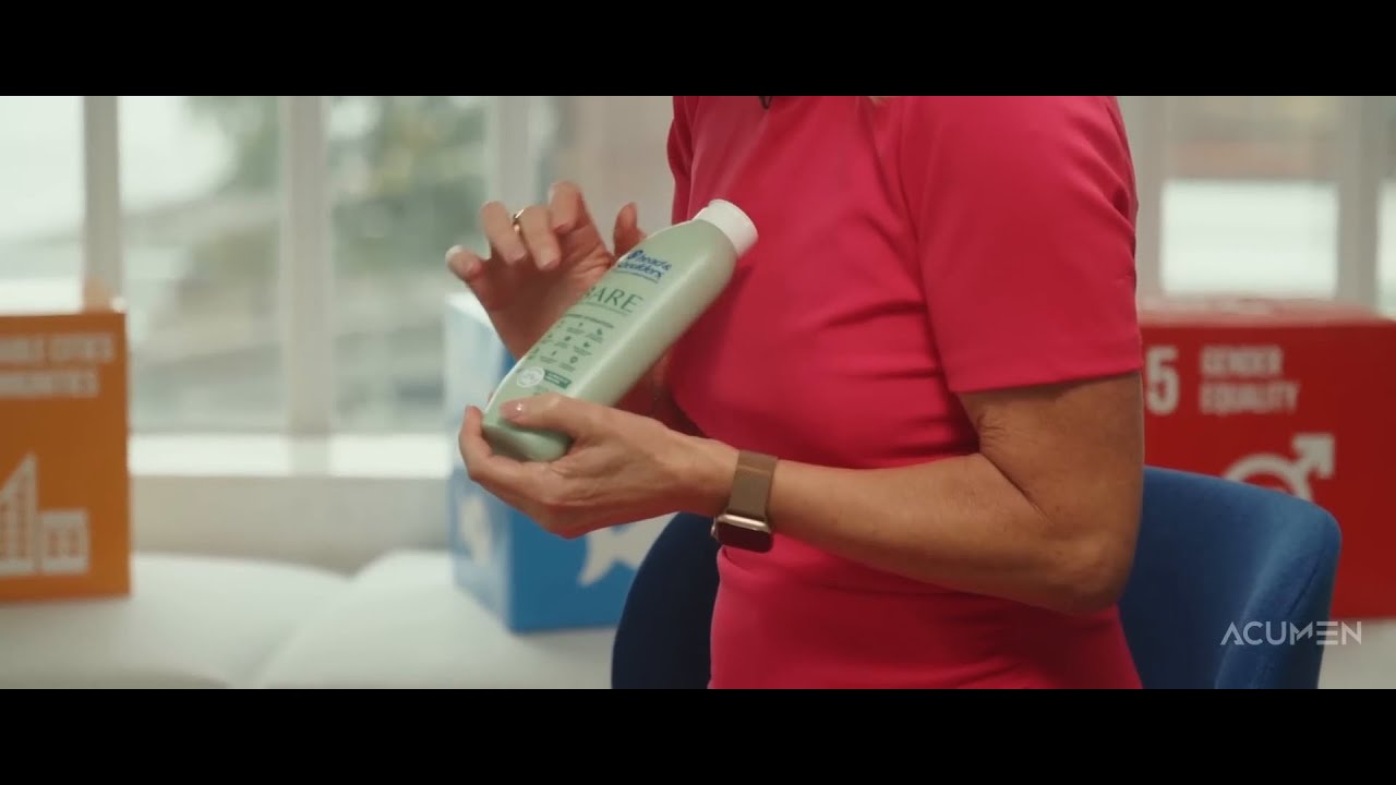 Screenshot of Head & Shoulders BARE product from the video.