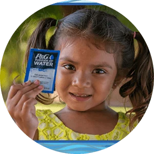 Five-year-old Mahia experienced a safe drinking water shortage after Hurricane Eta hit Honduras in November 2020