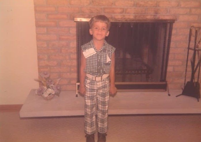 Childhood photo of Chris Smith