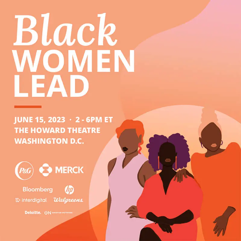 Black Women Lead poster