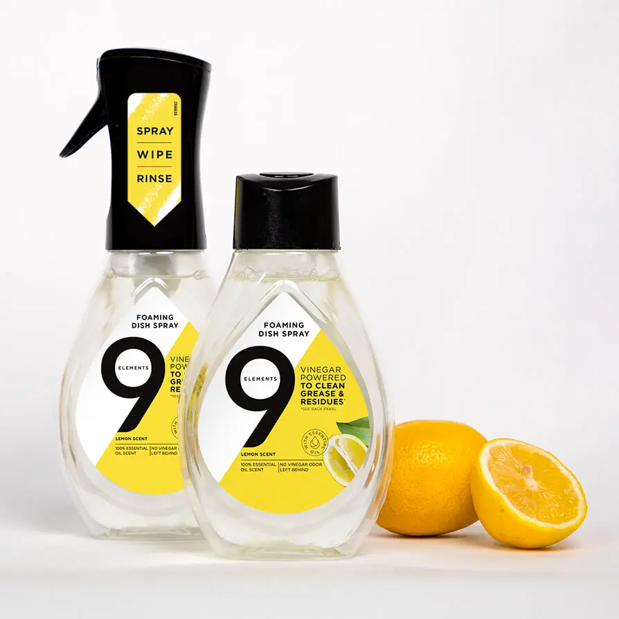 9 Elements Dish Spray Lemon2