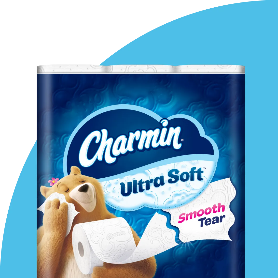Charmin Ultra Soft Smooth Tear toilet paper (pack).