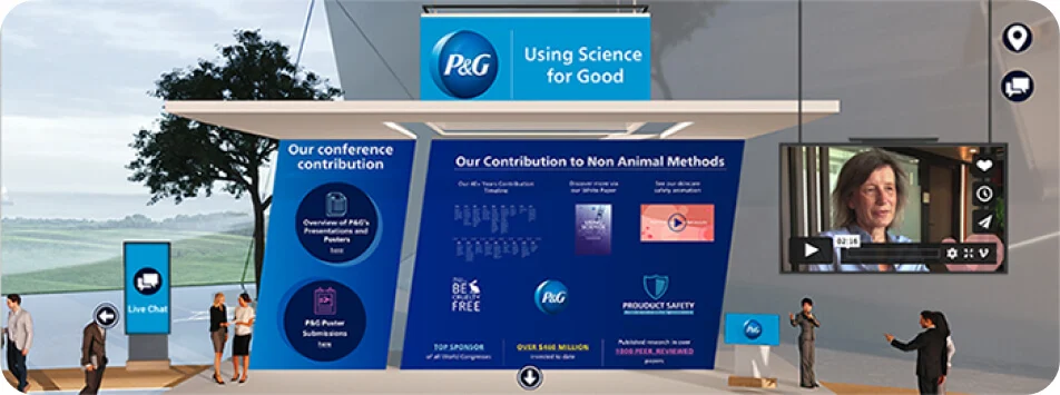 P&G Virtual booth