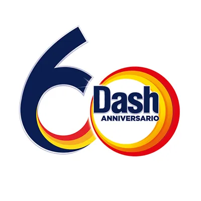 A blue, orange and yellow text logo that says “60 dash anniversario.”