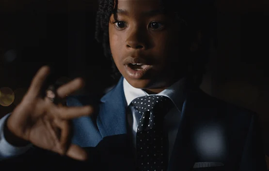 Boy admiring his ring