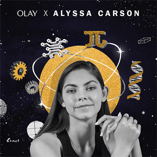 OLAY released a special-edition #FaceTheSTEMGap jar inspired by Alyssa Carson, an aspiring astronaut.