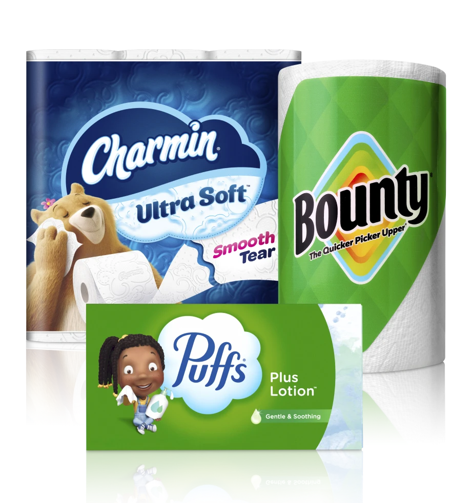 Category lineup featuring products and packaging from the category — Family Care.