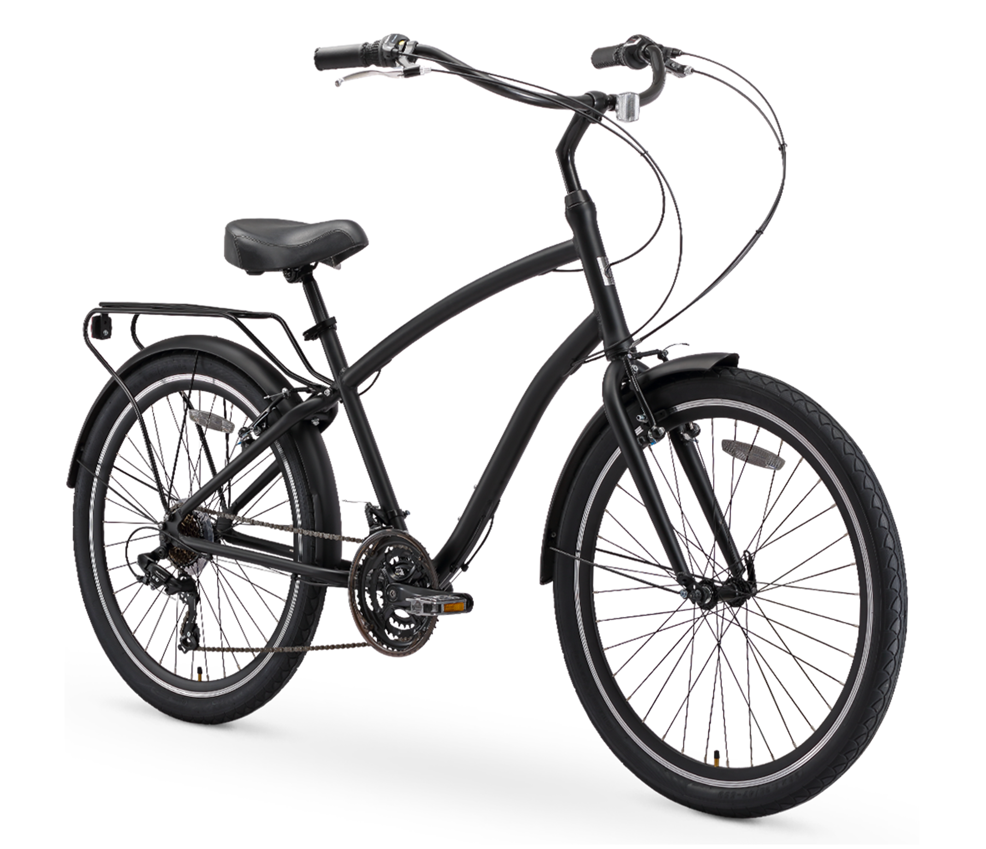 21 Speed Touring Hybrid Bicycle 