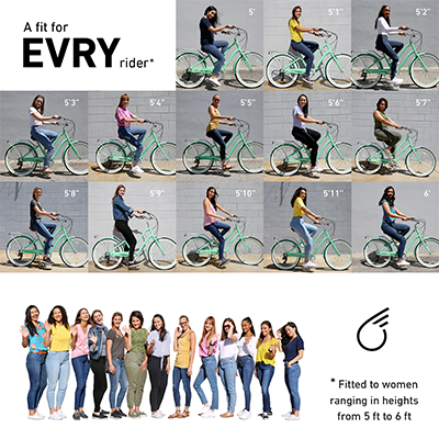 ladies bike for 5ft