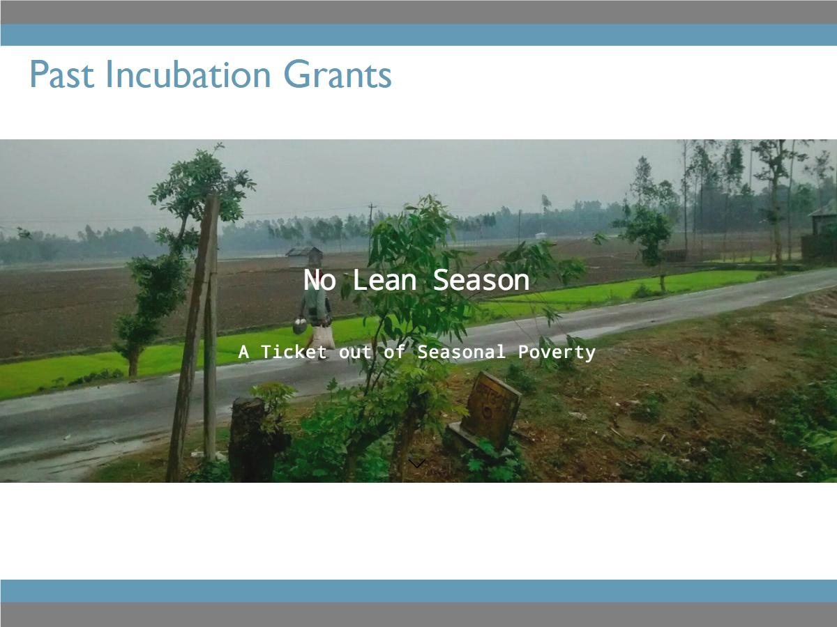 Incubation Grants Slide 5
