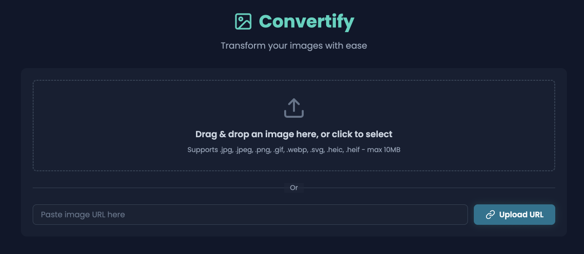 Cover Image for Convertify - Free Online Image Converter