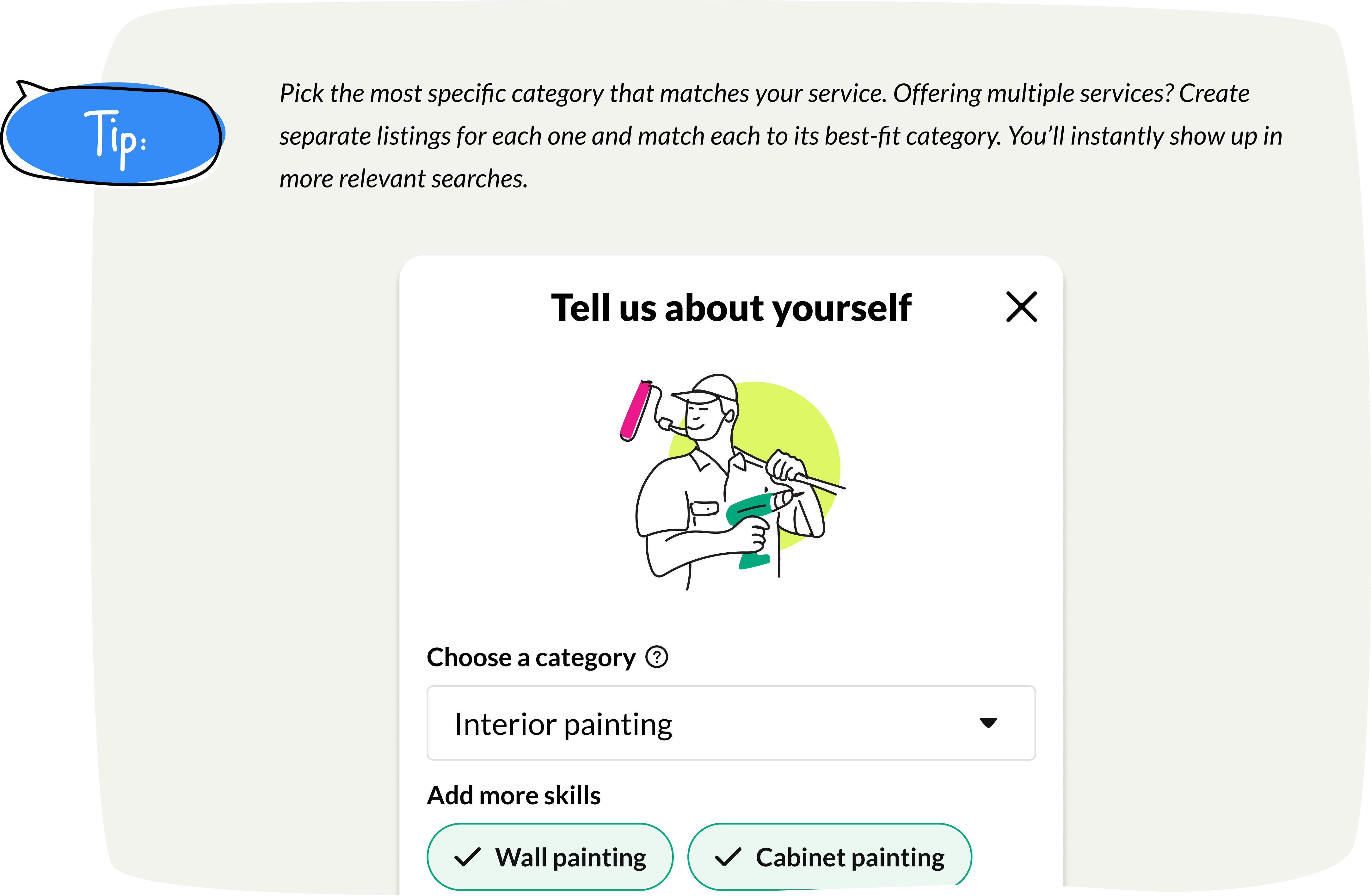 Services Tip: Description
