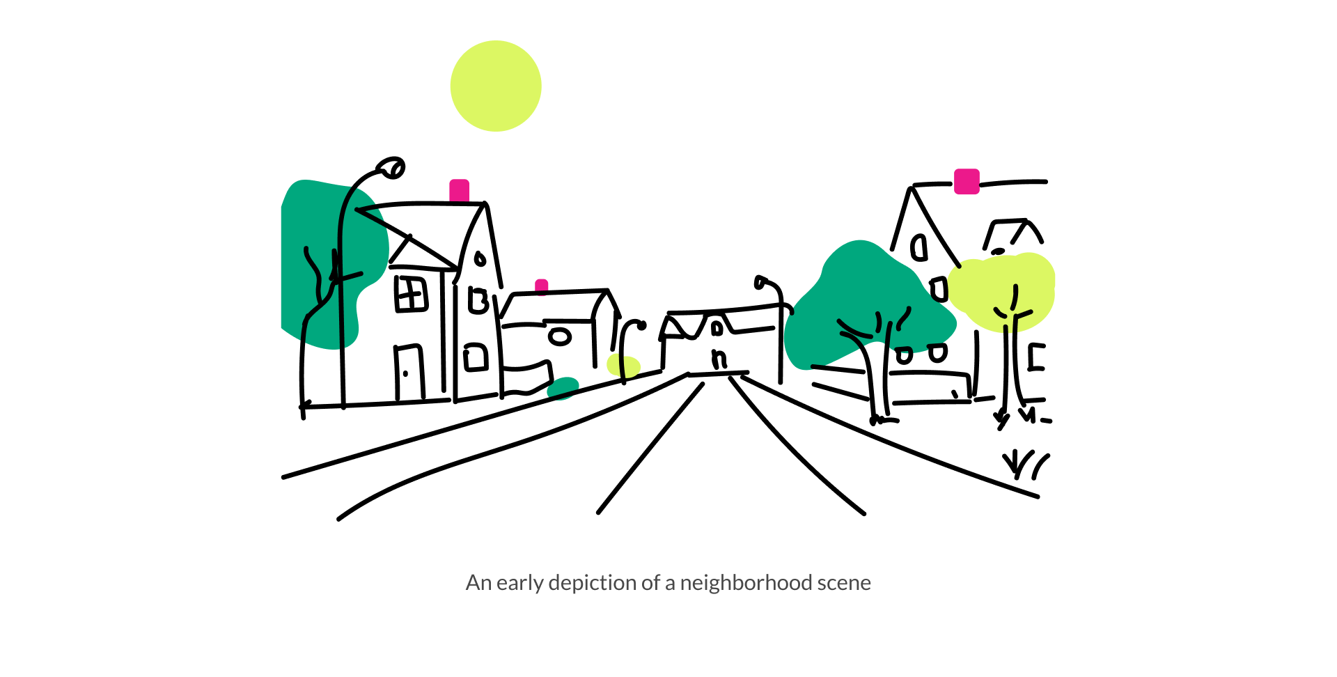 Neighborhood illustration