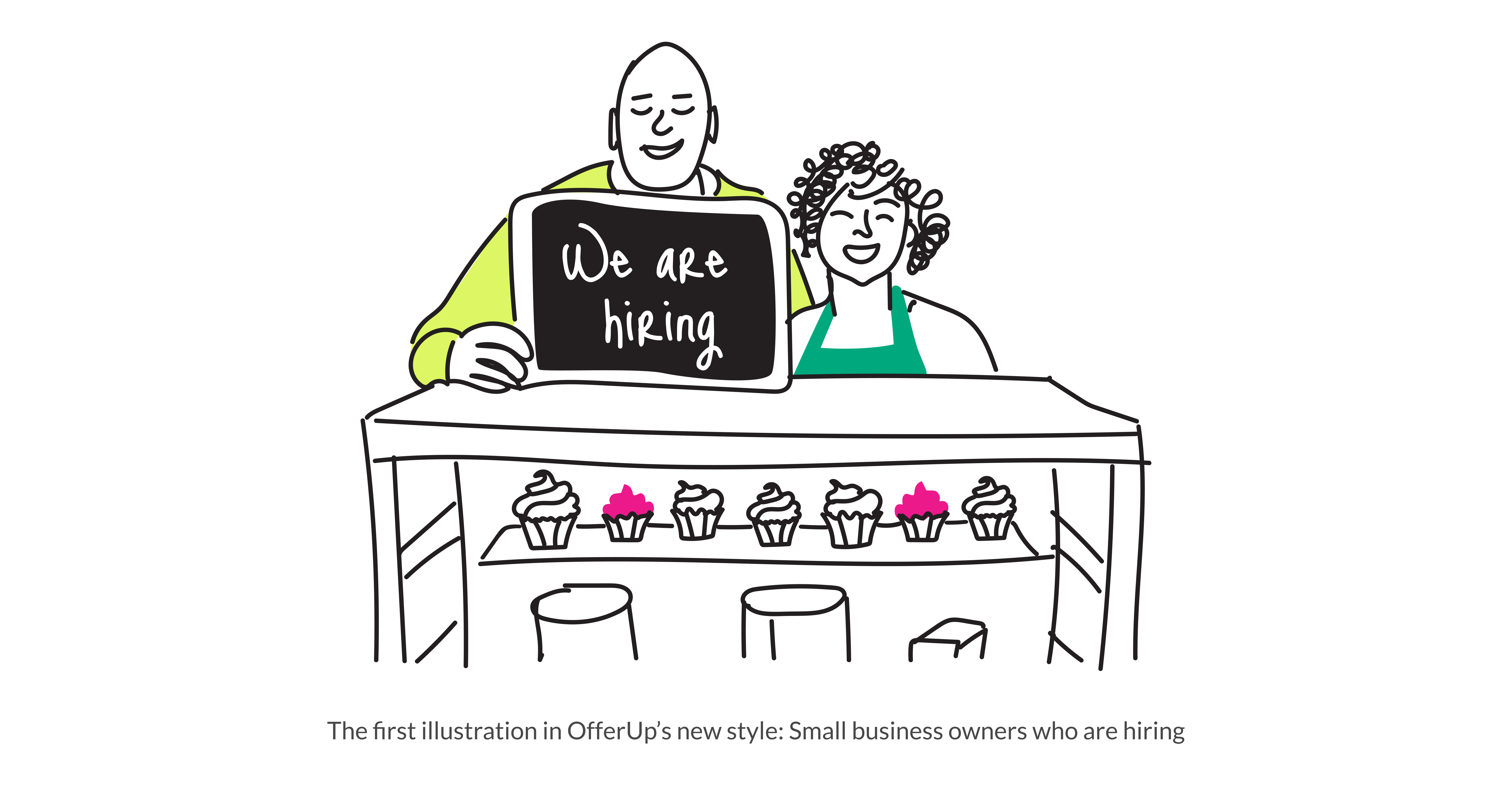We are hiring - jobs illustration