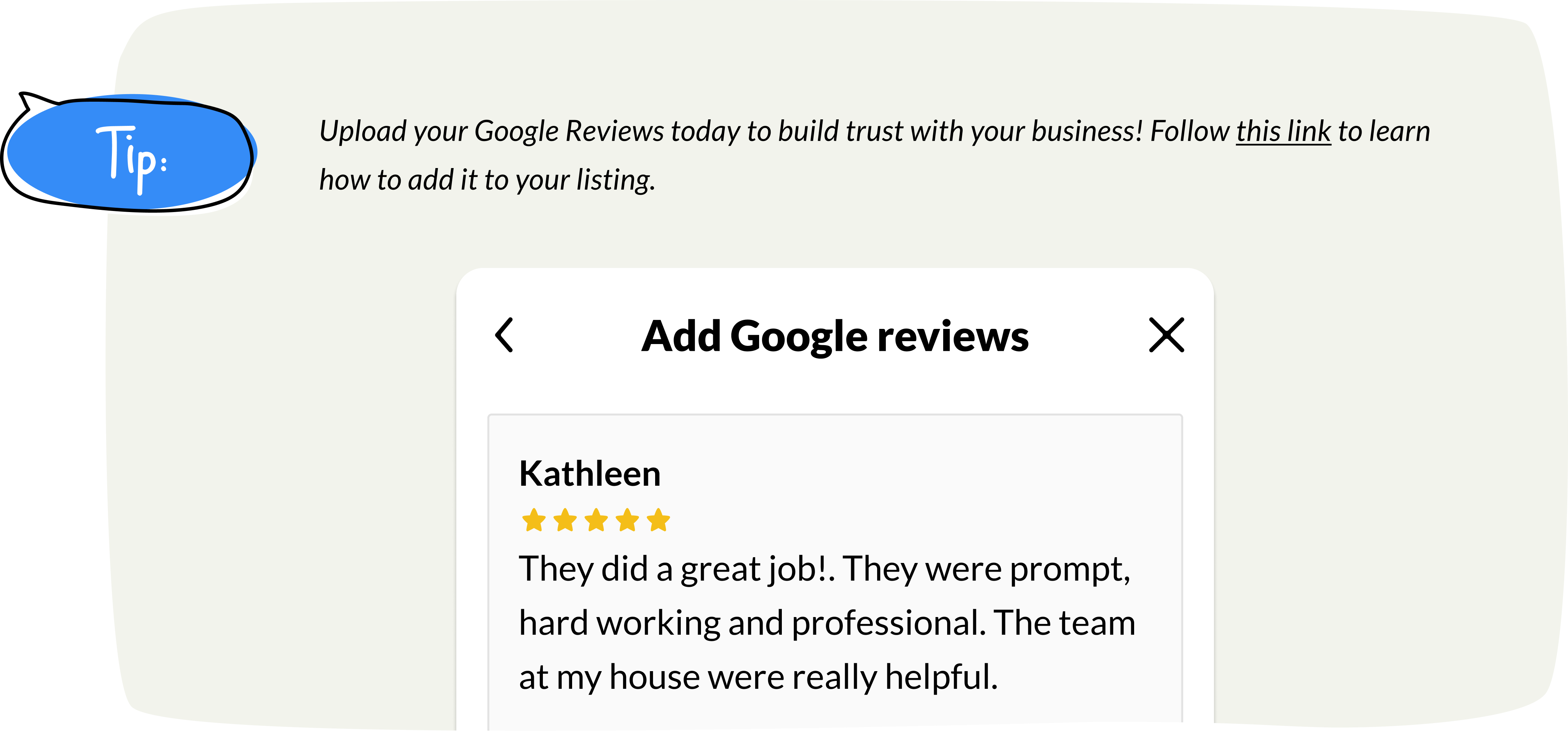 Services Tip: Google Reviews