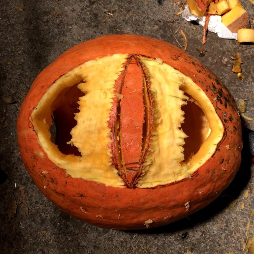 Eye of Sauron Pumpkin Carving