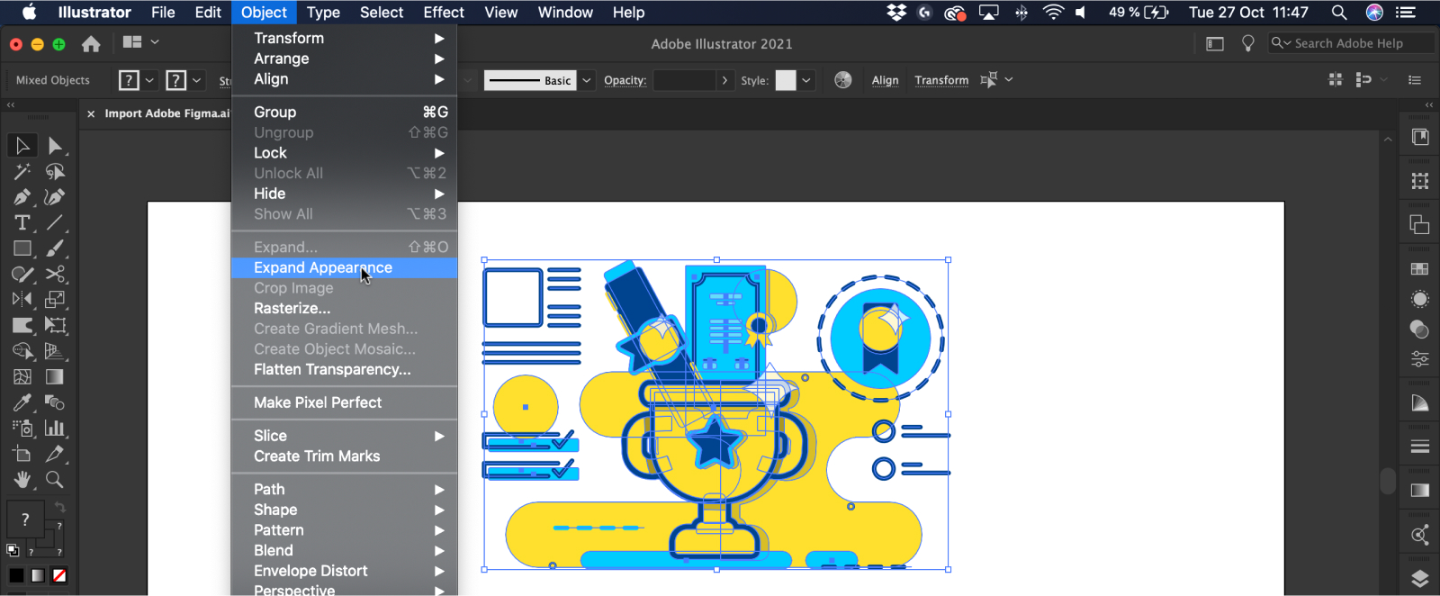Import from Adobe Illustrator to Figma image 9