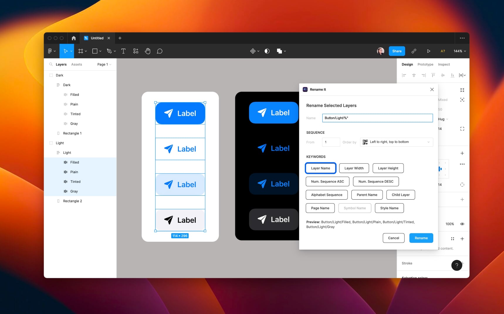 Batch Rename Figma Handbook Design Code