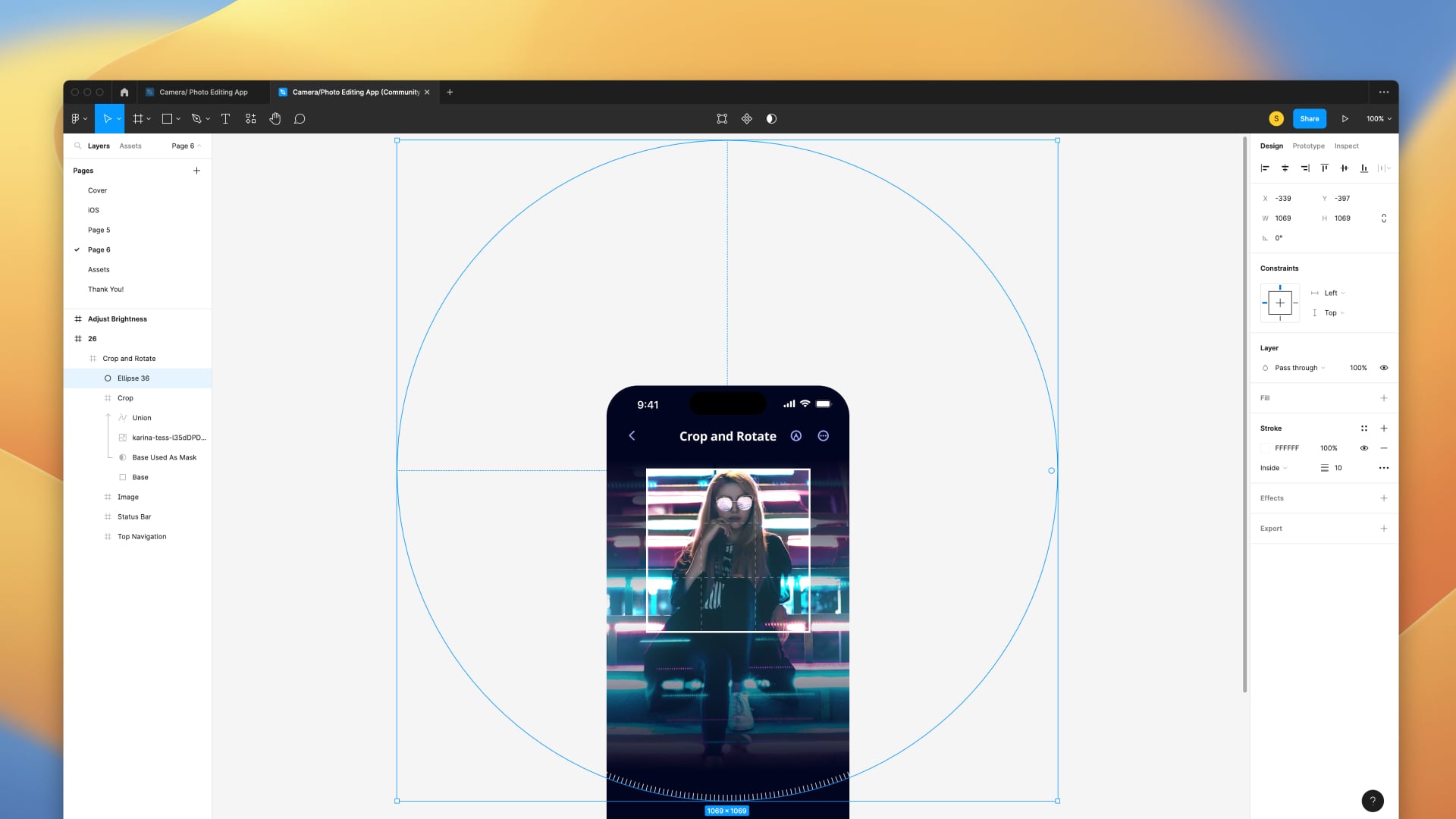 Camera Photo Editing - Brightness / Crop and Rotate image 7