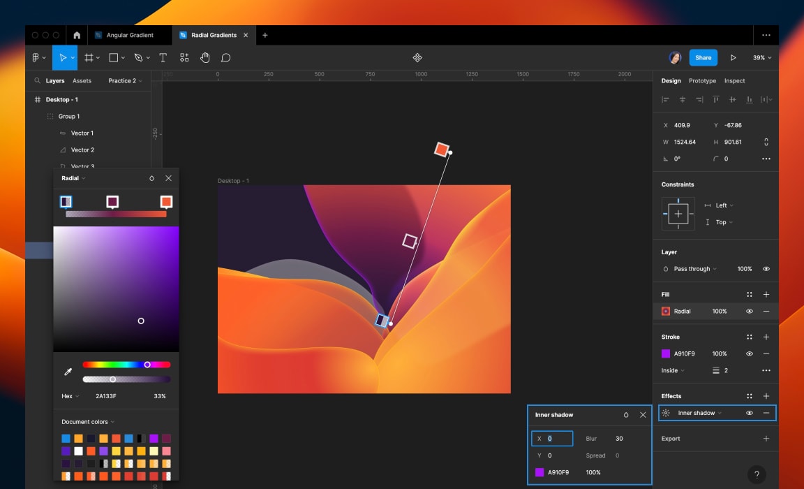 Radial Gradient image 2