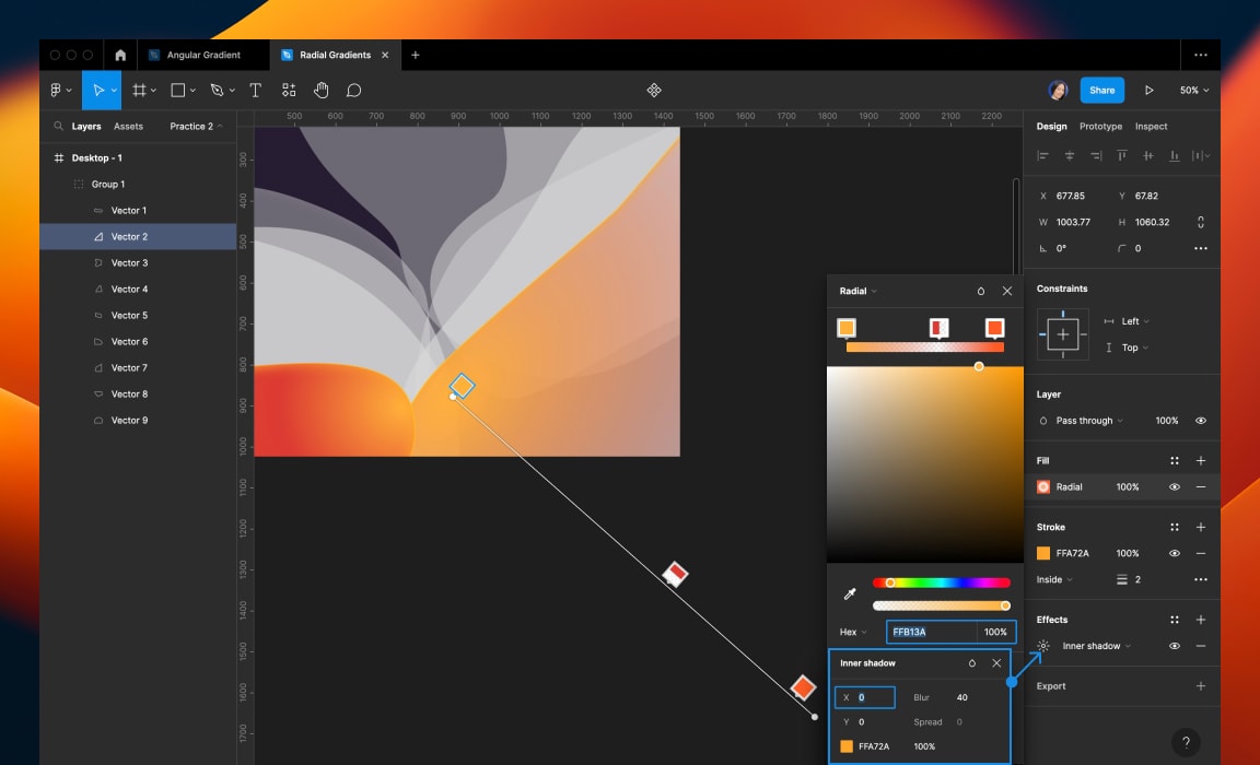 Radial Gradient image 8