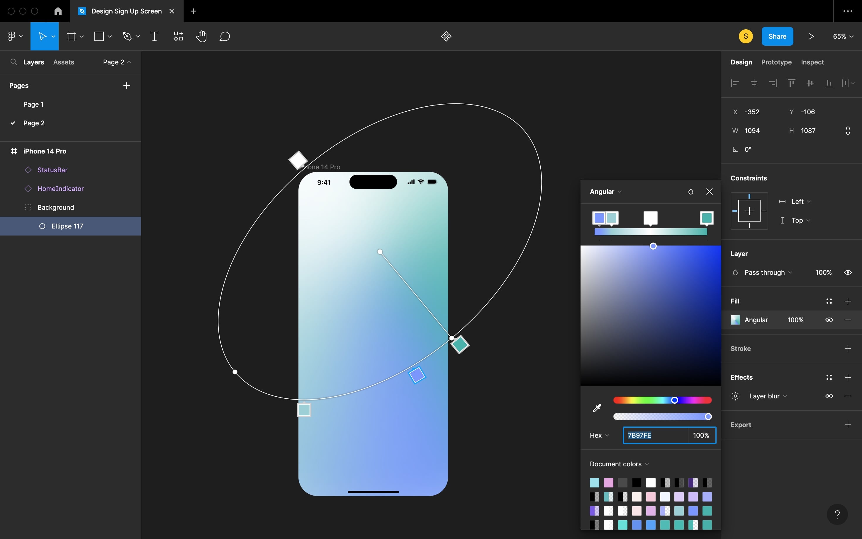 Design Sign Up Screen image 8