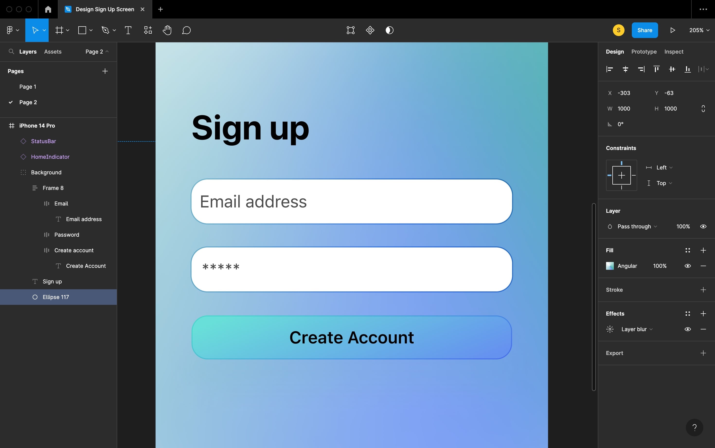 Design Sign Up Screen image 12