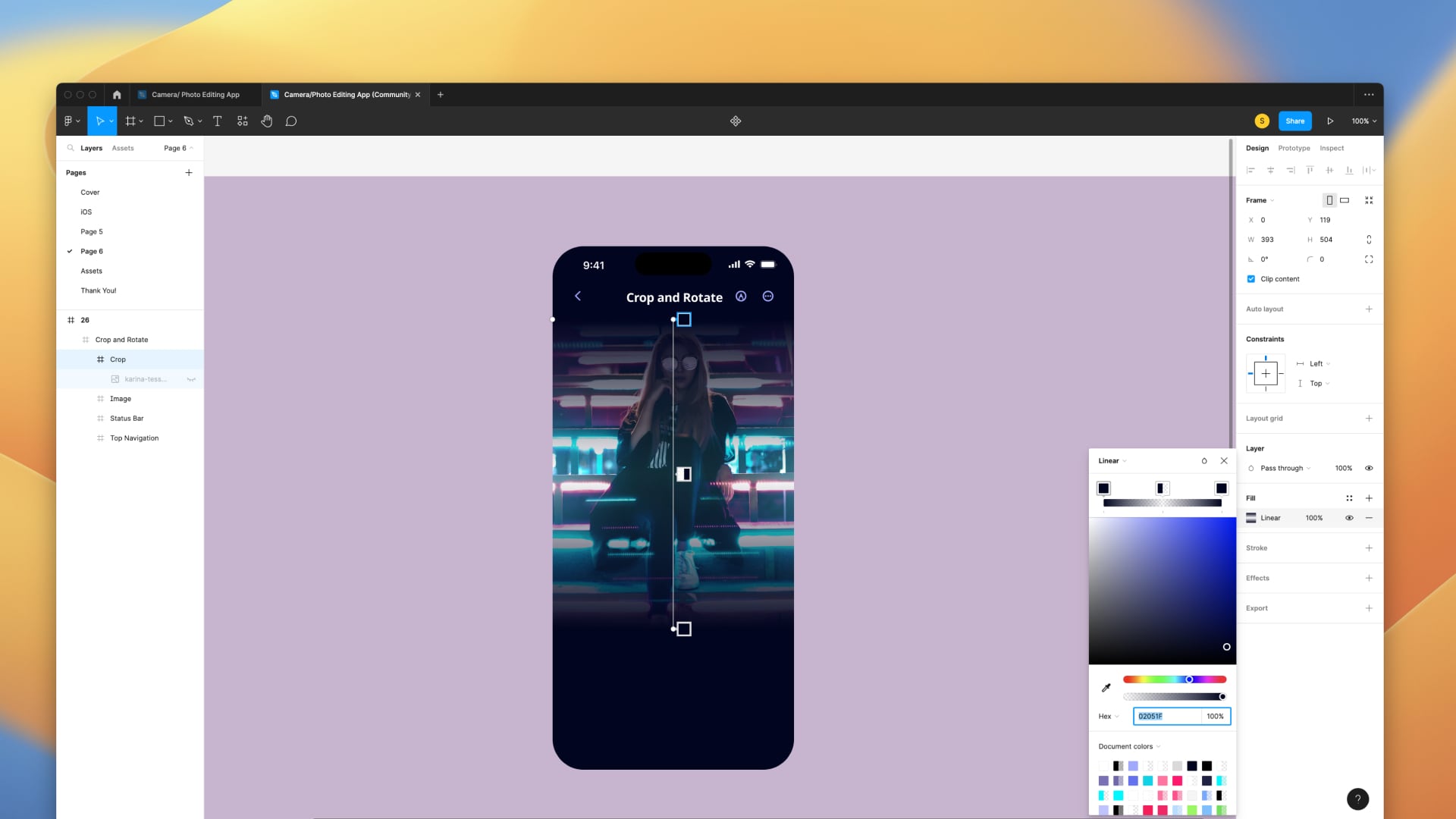 Camera Photo Editing - Brightness / Crop and Rotate image 3