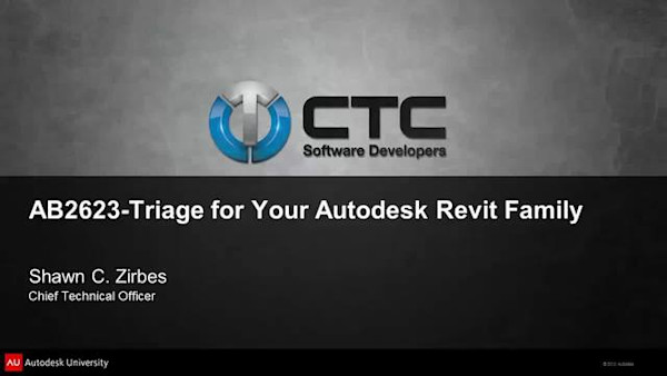 Triage for Your Autodesk® Revit® Family