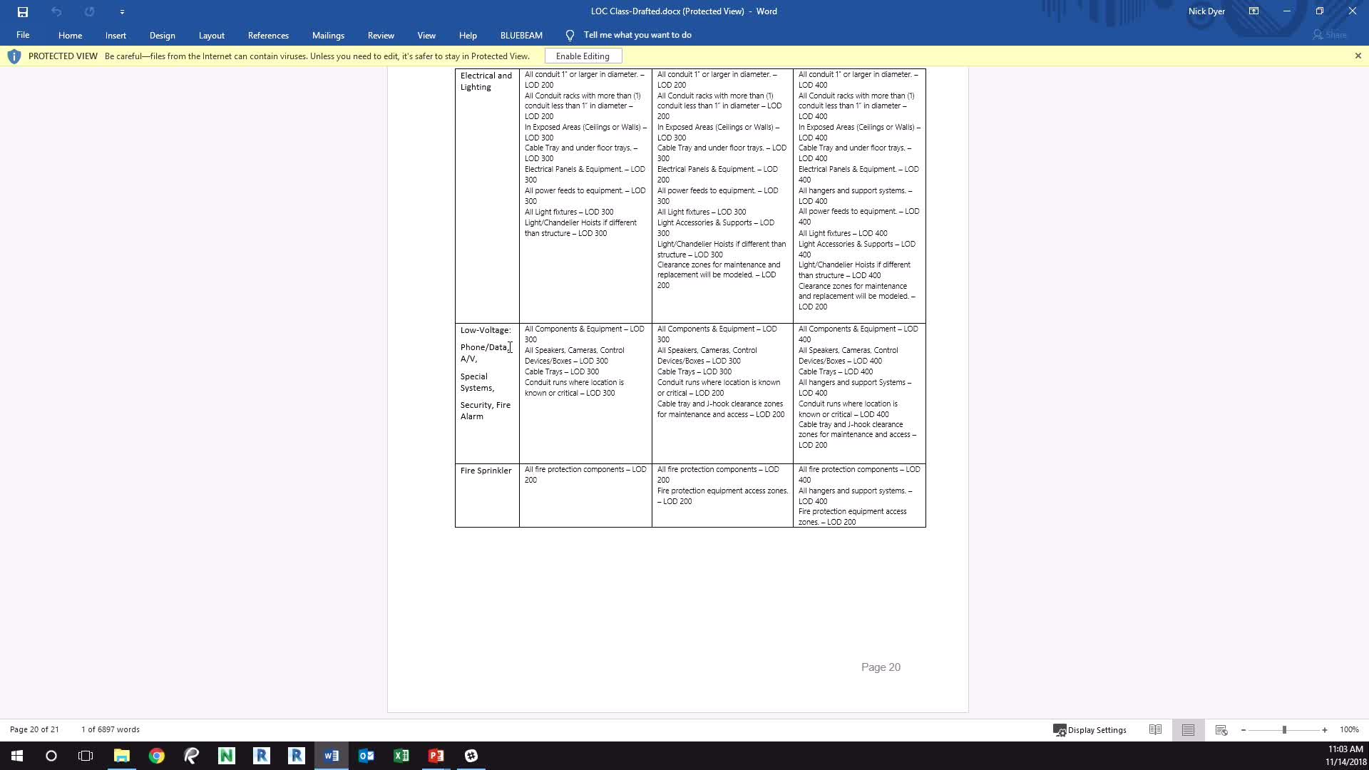 How to use the LOD Matrix ? - Revit Forum