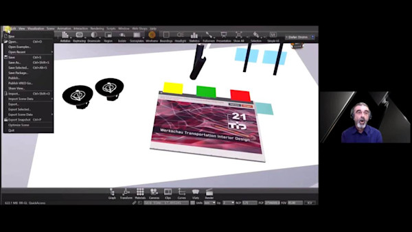 Workflow from Alias Subdivision to VRED VR Collaborative Presentations