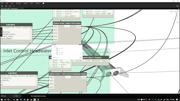 Civil 3D and Dynamo—Dynamic Culvert Design and Analysis