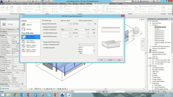 Using Design Results from Analysis for Reinforcement Design in Revit