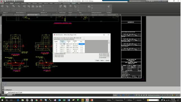 Data Mining in AutoCAD with Data Extraction