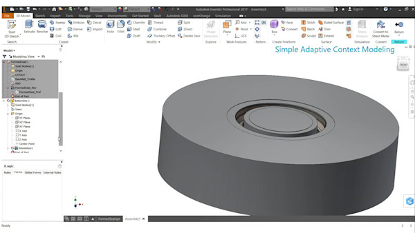 Single File, Kids: Building Adaptive Assemblies in Inventor