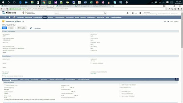 Making the ERP/PLM Connection with Autodesk PLM 360 and NetSuite