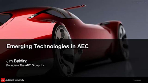 Emerging Technologies in AEC