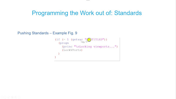 Programming the Work out of CAD Management