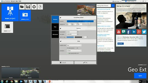 Georeferenced Point Clouds into AutoCAD Civil 3D Surfaces