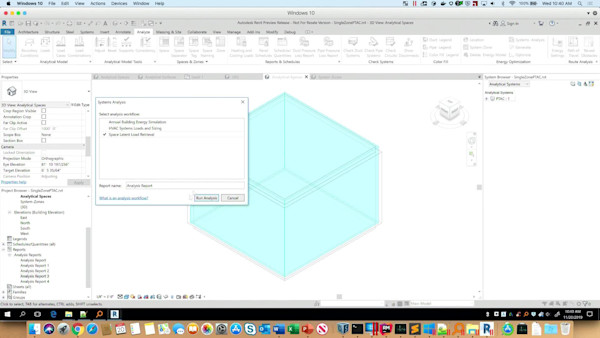 Revit Systems Analysis Features and Framework—Creating Custom Workflows