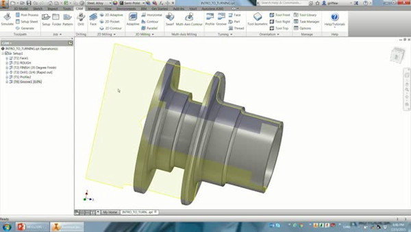 Inventor HSM Turning - CNC Lathe Programming