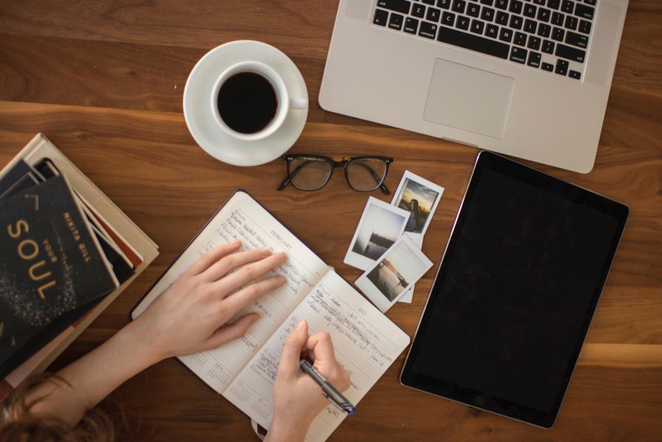 Journaling over coffee