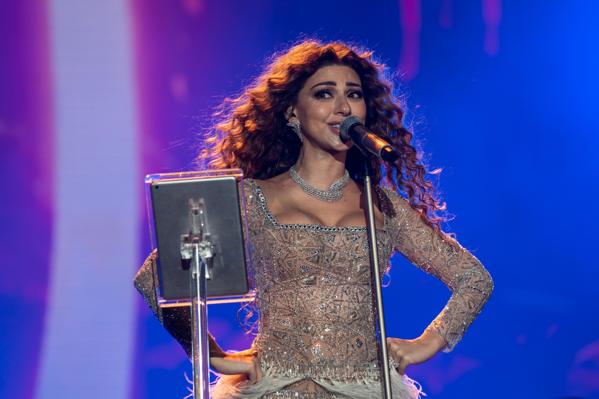 Myriam Fares performs at Jubilee Stage m43920