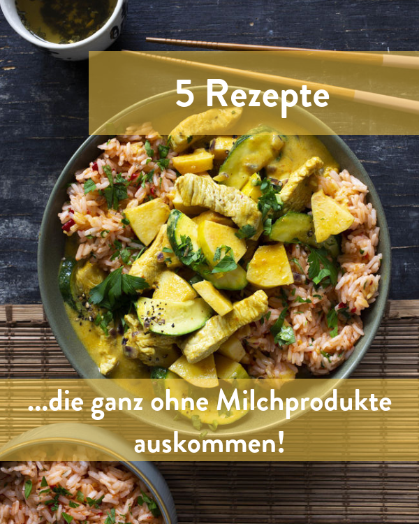 Rezepte ohne Milchprodukte