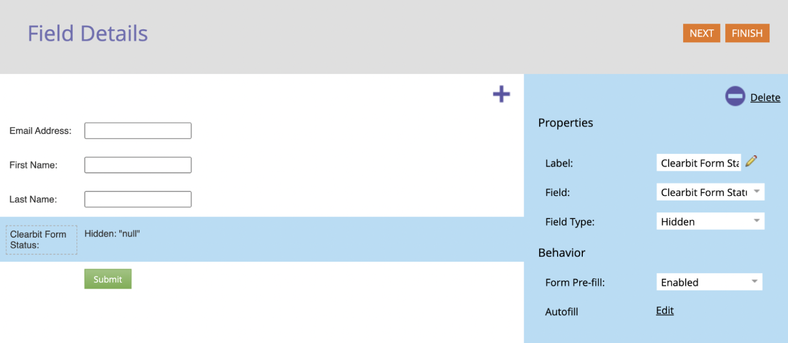 Marketo form set up